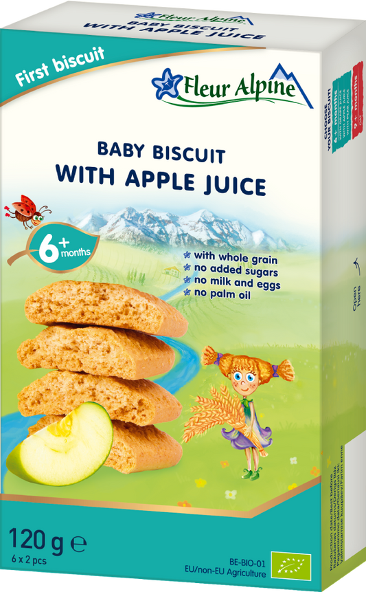 First soluble biscuit With Apple Juice from 6 months
