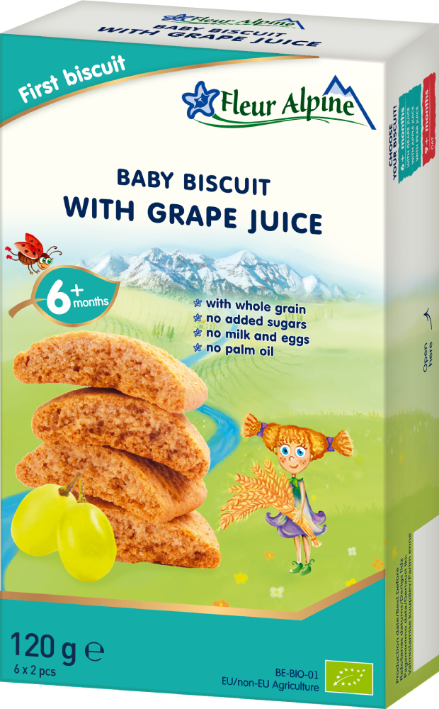 First soluble biscuit With Grape Juice from 6 months