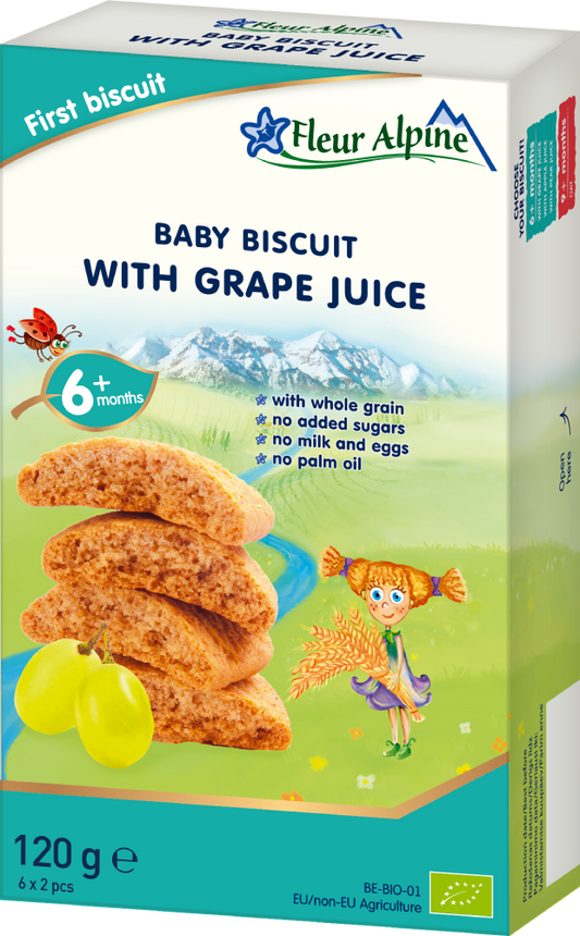 First soluble biscuit With Grape Juice from 6 months