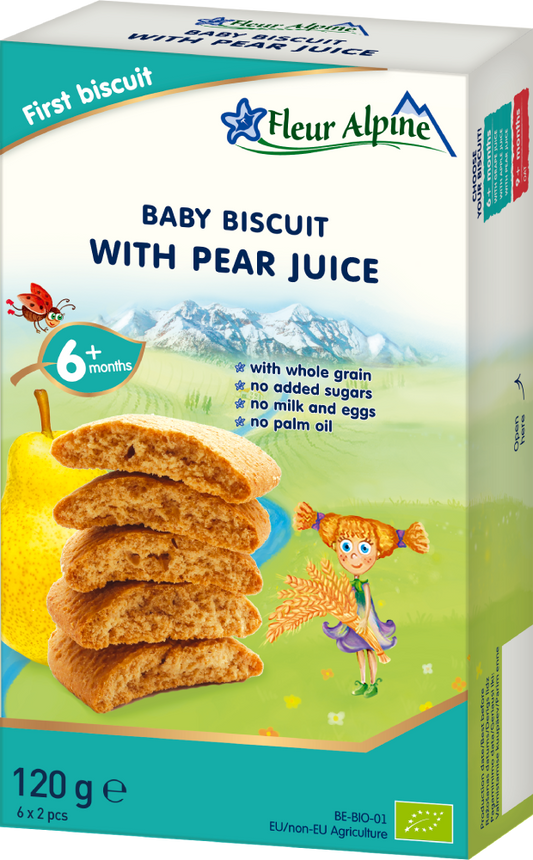First soluble biscuit With Pear Juice from 6 months