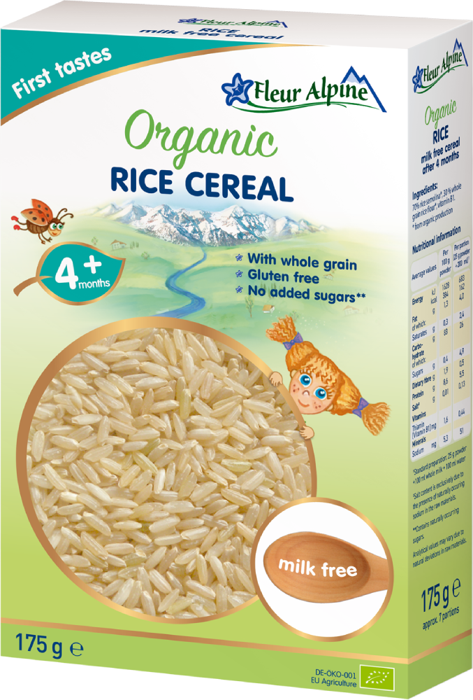 Baby cereal Rice from 4 months
